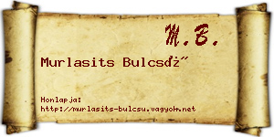 Murlasits Bulcsú névjegykártya